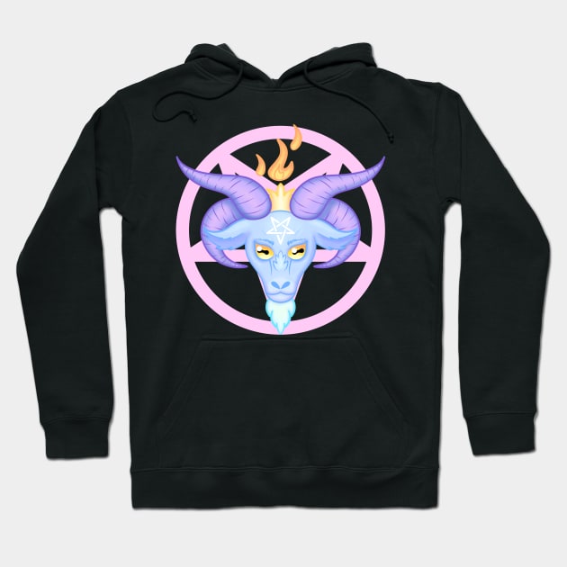 Baphomet (pastel) Hoodie by Luna-Cooper